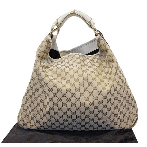 gucci gg canvas hobo|gucci hobo bag vintage.